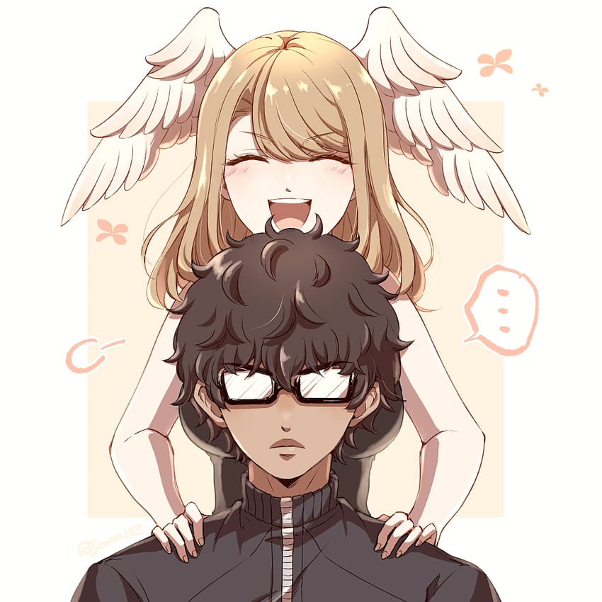 eunie and taion (xenoblade chronicles and 1 more) drawn by tomi_(sooon103)