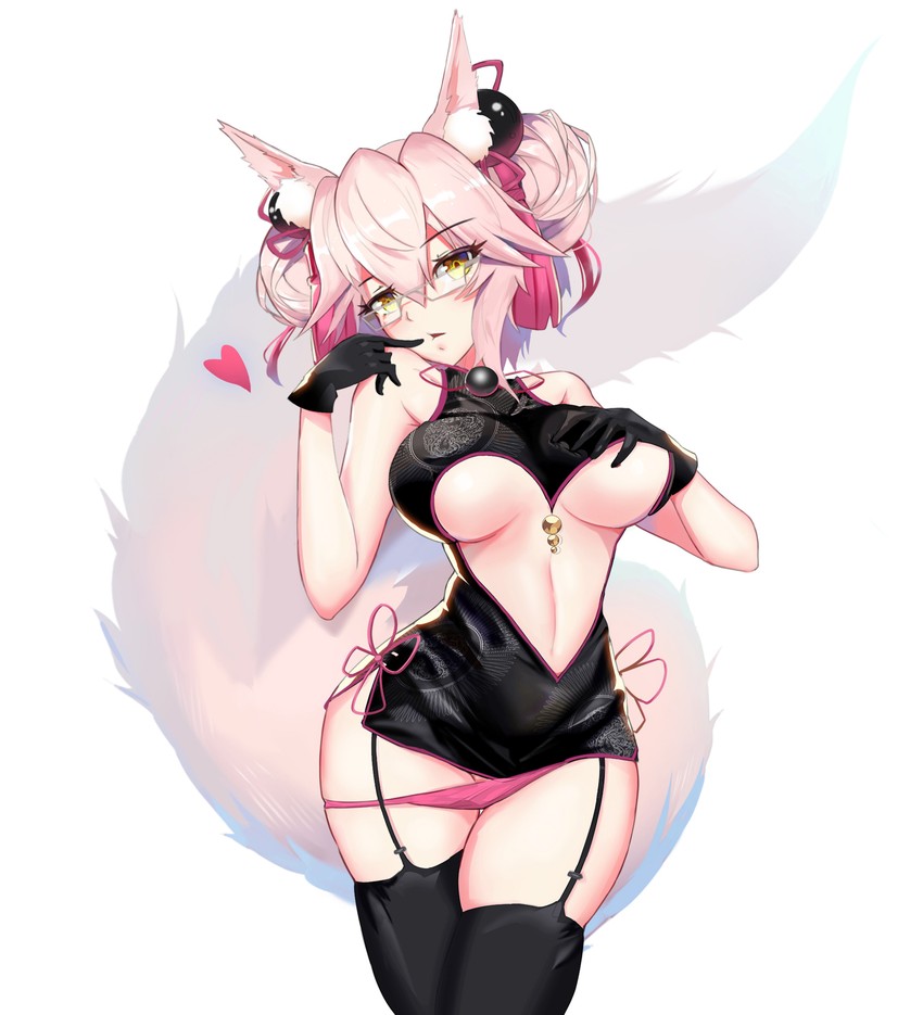 tamamo and koyanskaya (fate and 1 more) drawn by kuroha_(rockluo213)
