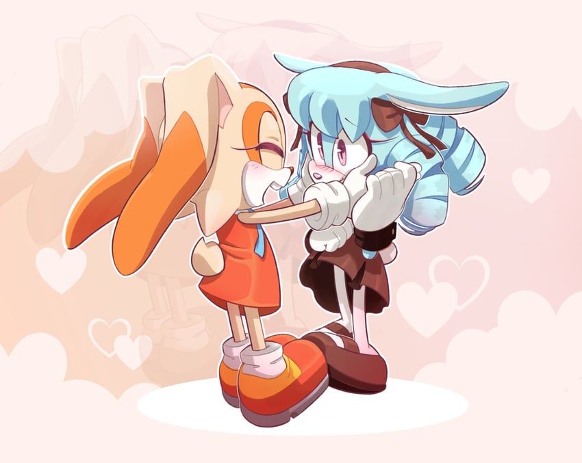 cream the rabbit and anya the rabbit (original and 1 more) drawn by galaxylover06