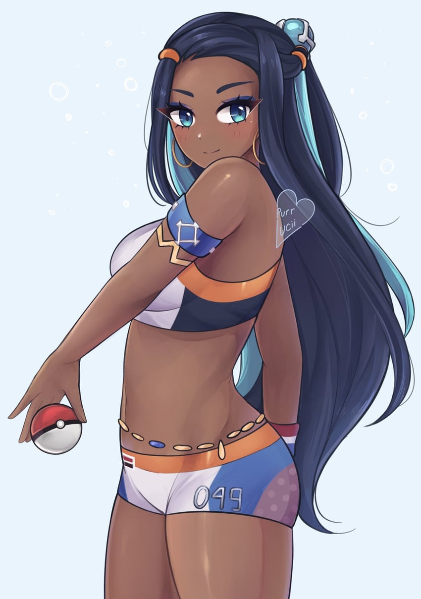 nessa (pokemon and 1 more) drawn by luci_(purrlucii)