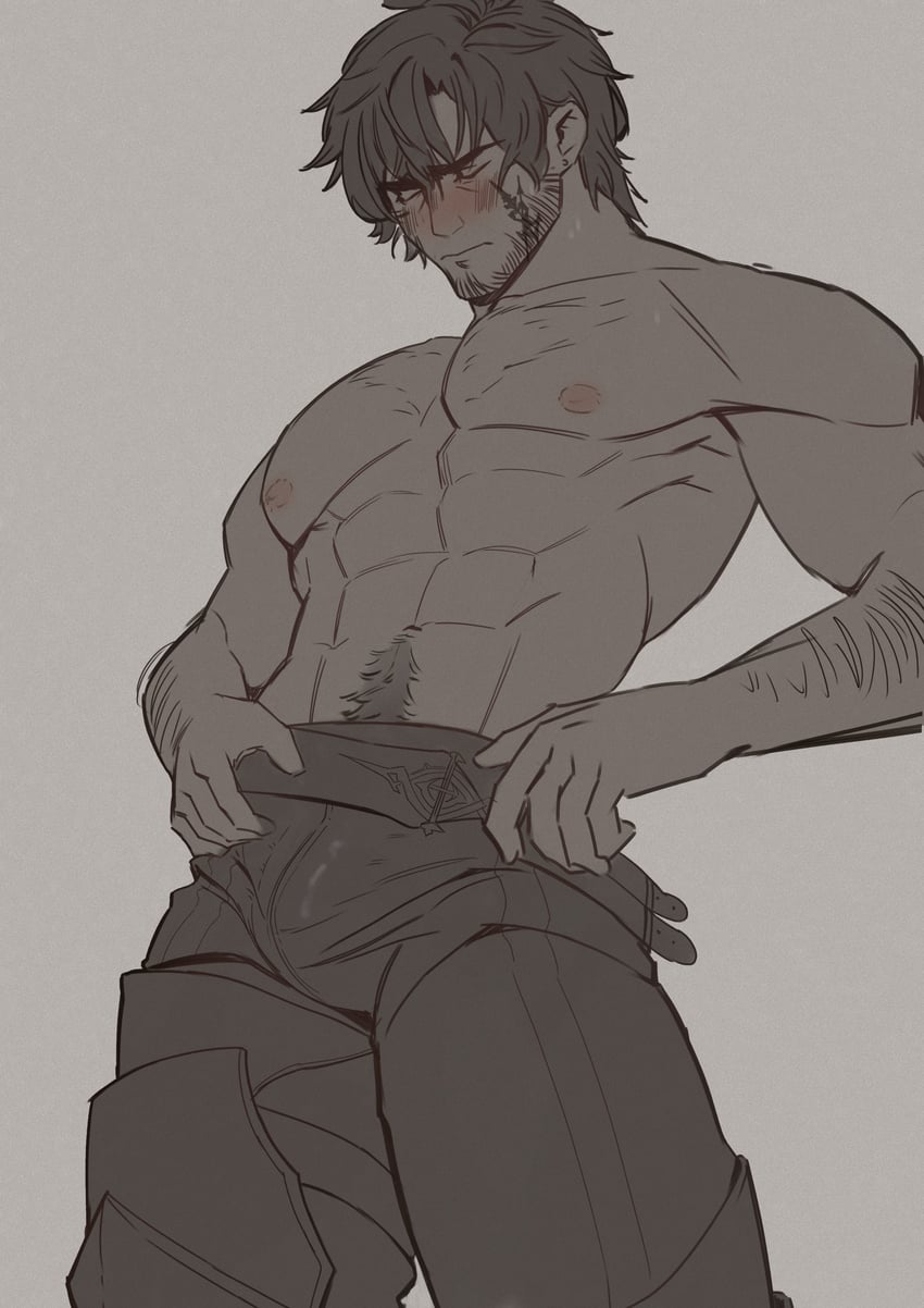 clive rosfield (final fantasy and 2 more) drawn by choroskiart