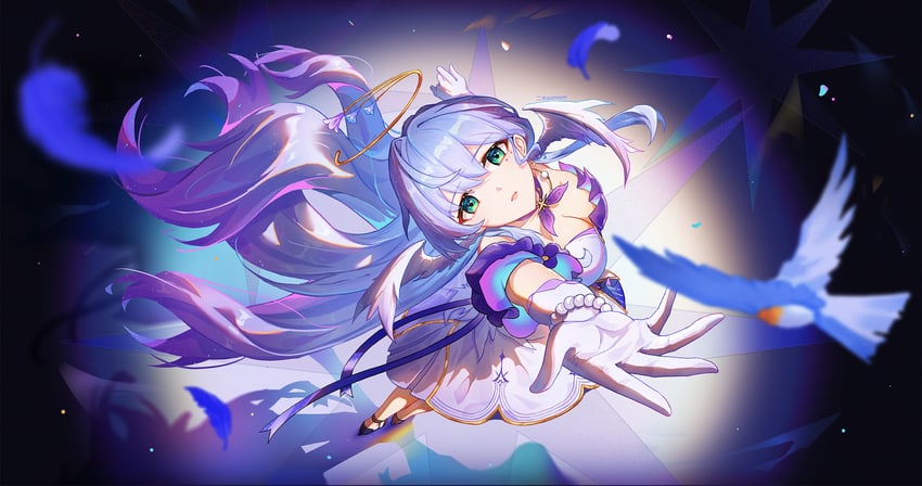 robin (honkai and 1 more) drawn by ermu_(enmmm)