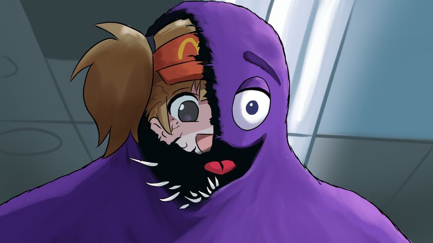 venom, imadake dabuchi tabemi, and grimace (marvel and 4 more) drawn by shadow_(modeler3622)
