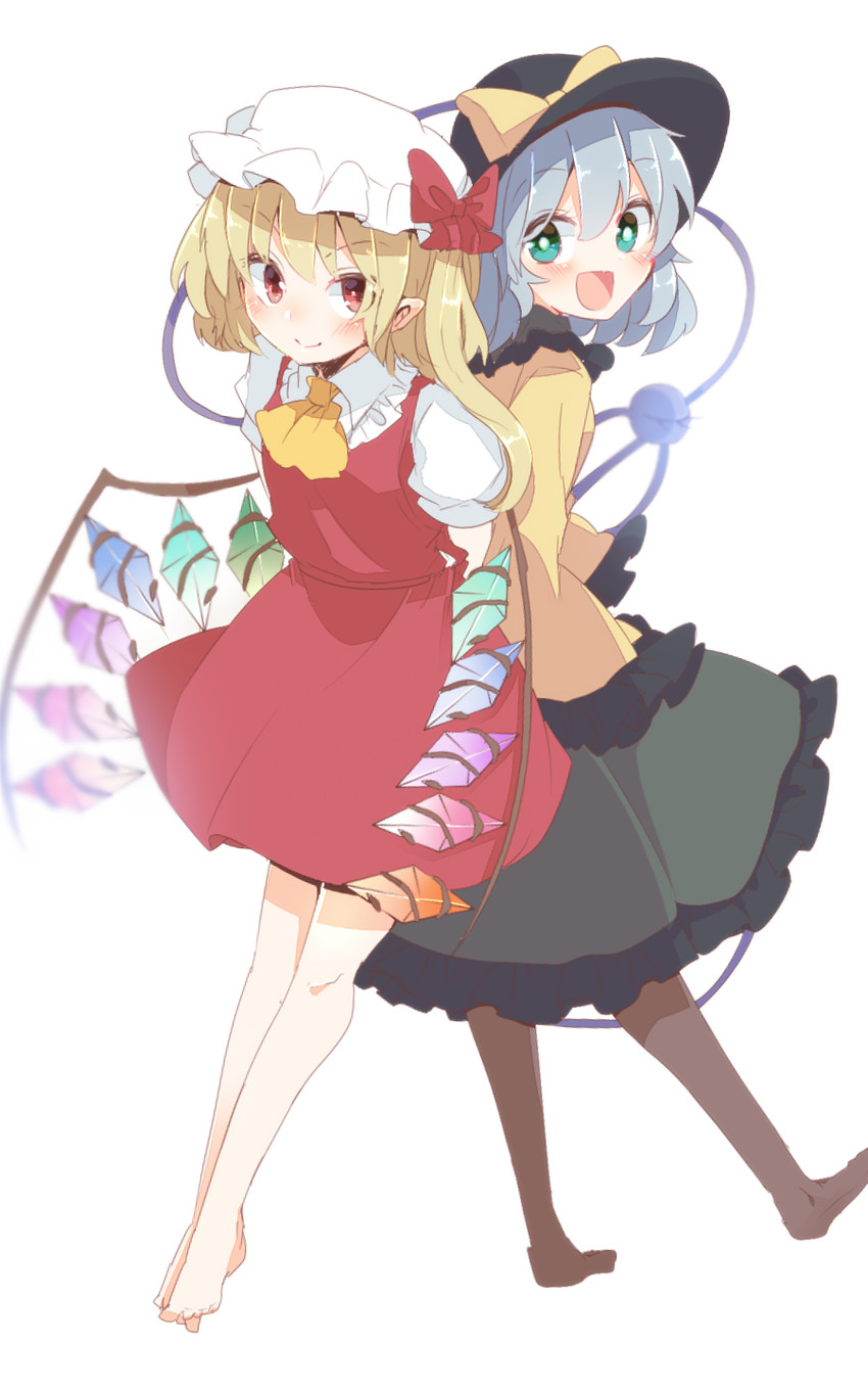 flandre scarlet and komeiji koishi (touhou) drawn by aoi_(annbi)