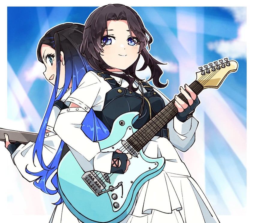 orihara sumika and nishiura sora (22/7) drawn by trefle_r