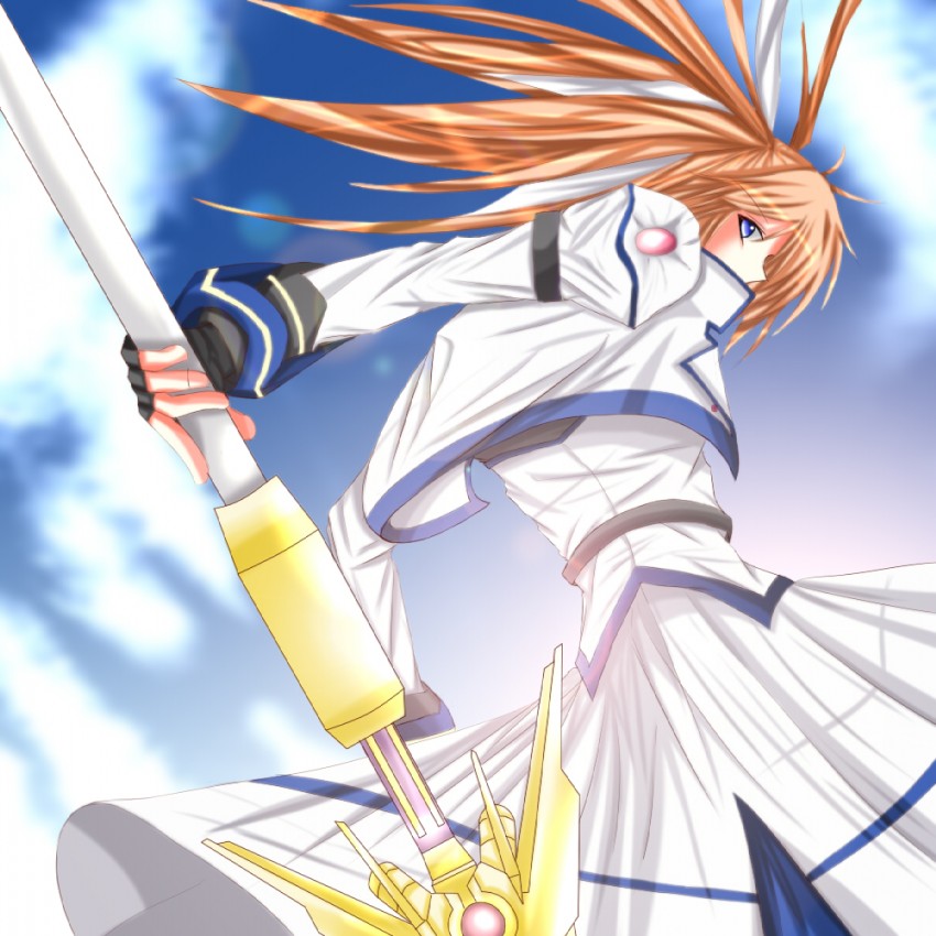 takamachi nanoha and raising heart (lyrical nanoha and 1 more)