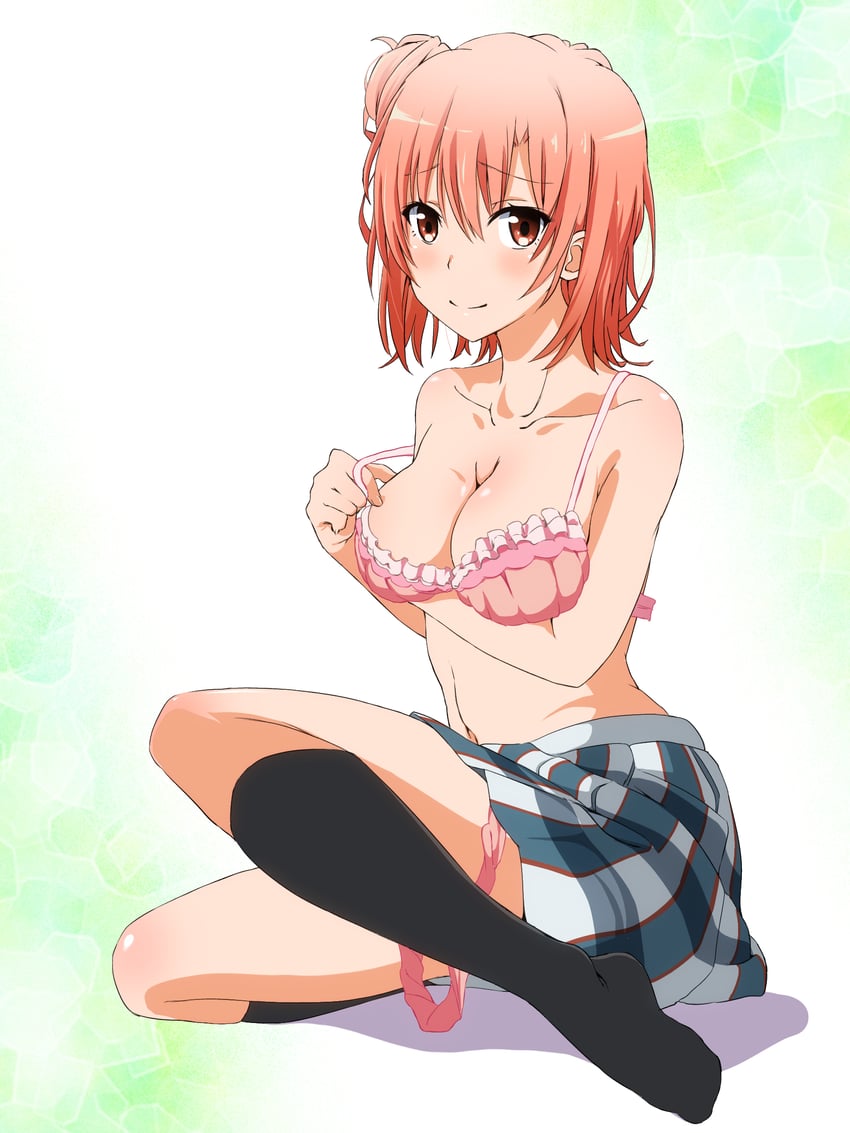 yuigahama yui (yahari ore no seishun lovecome wa machigatteiru.) drawn by hugimosi