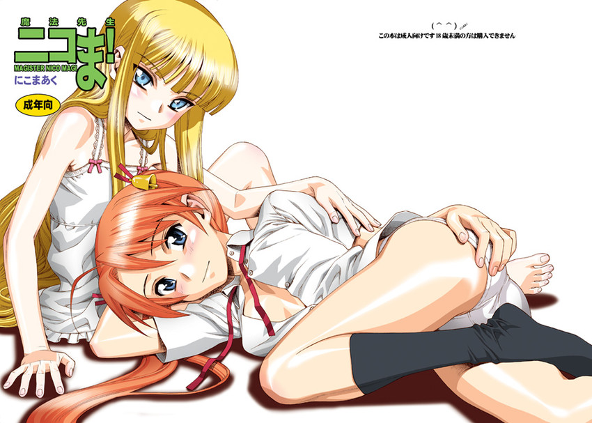 evangeline a.k. mcdowell and kagurazaka asuna (mahou sensei negima!) drawn by minazuki_juuzou