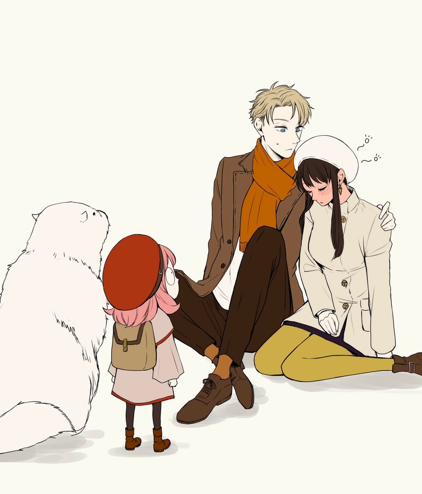 yor briar, anya, twilight, and bond (spy x family and 1 more) drawn by tori_(runrunpiia)