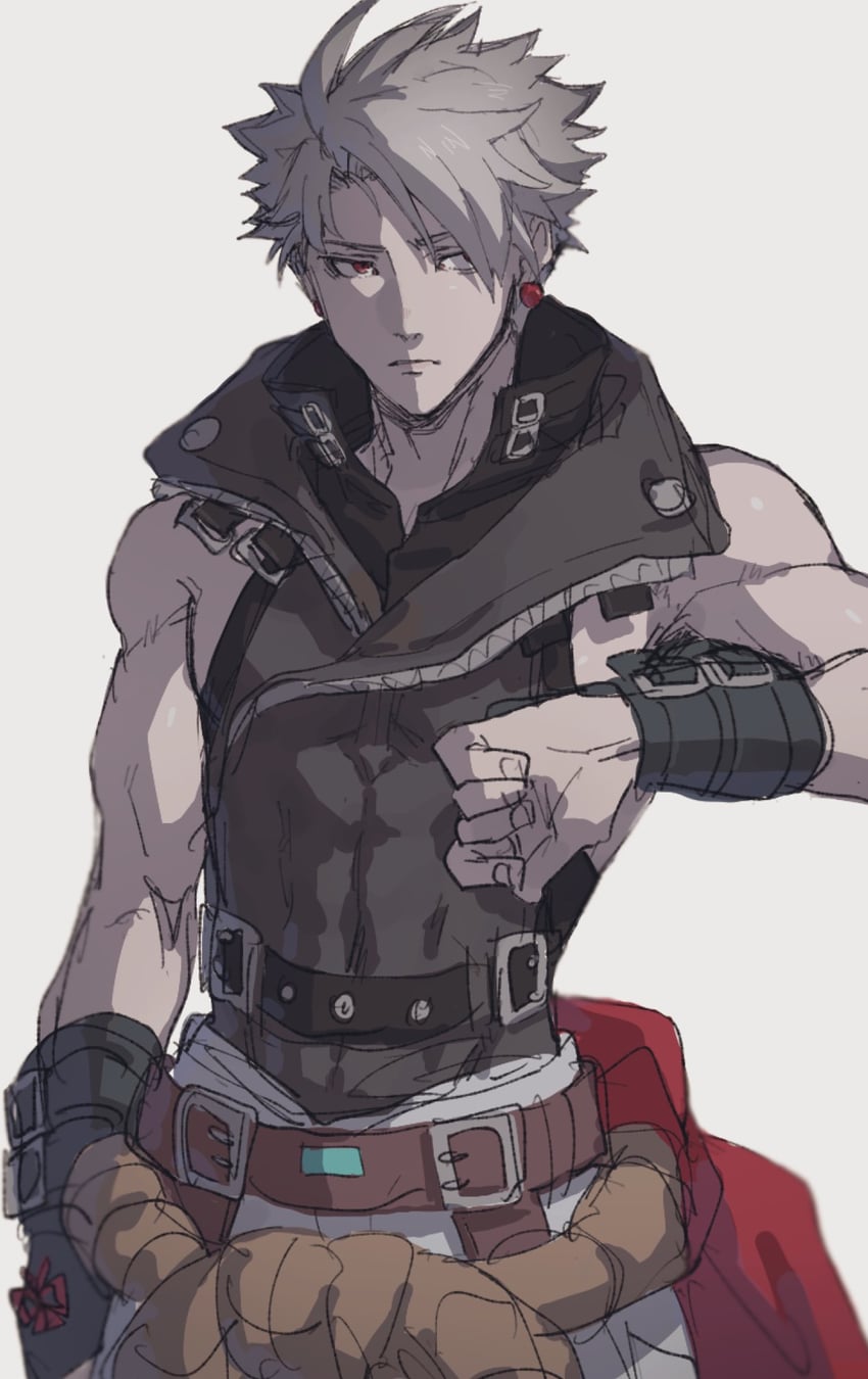 chipp zanuff (guilty gear and 1 more) drawn by kometubu0712