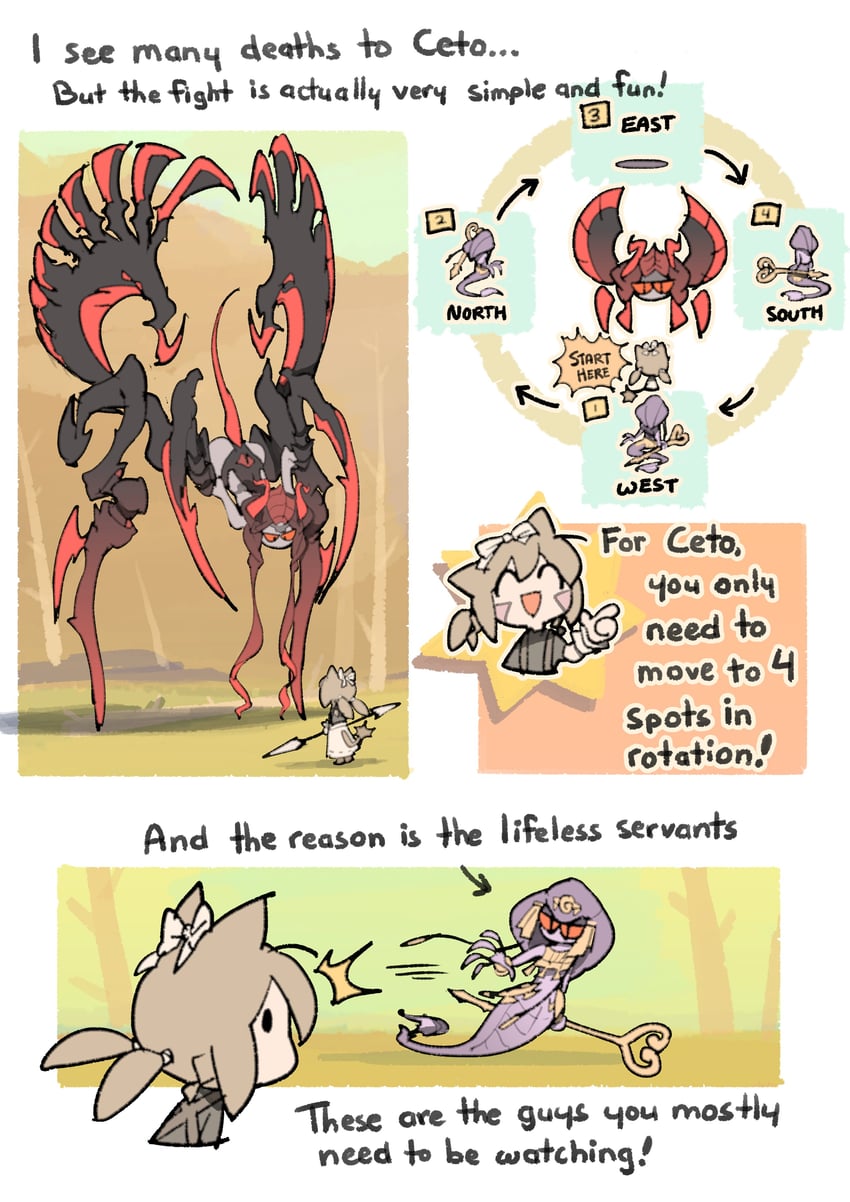 warrior of light, temmie chang, lifeless slave, and ceto (final fantasy and 1 more) drawn by temmie_chang