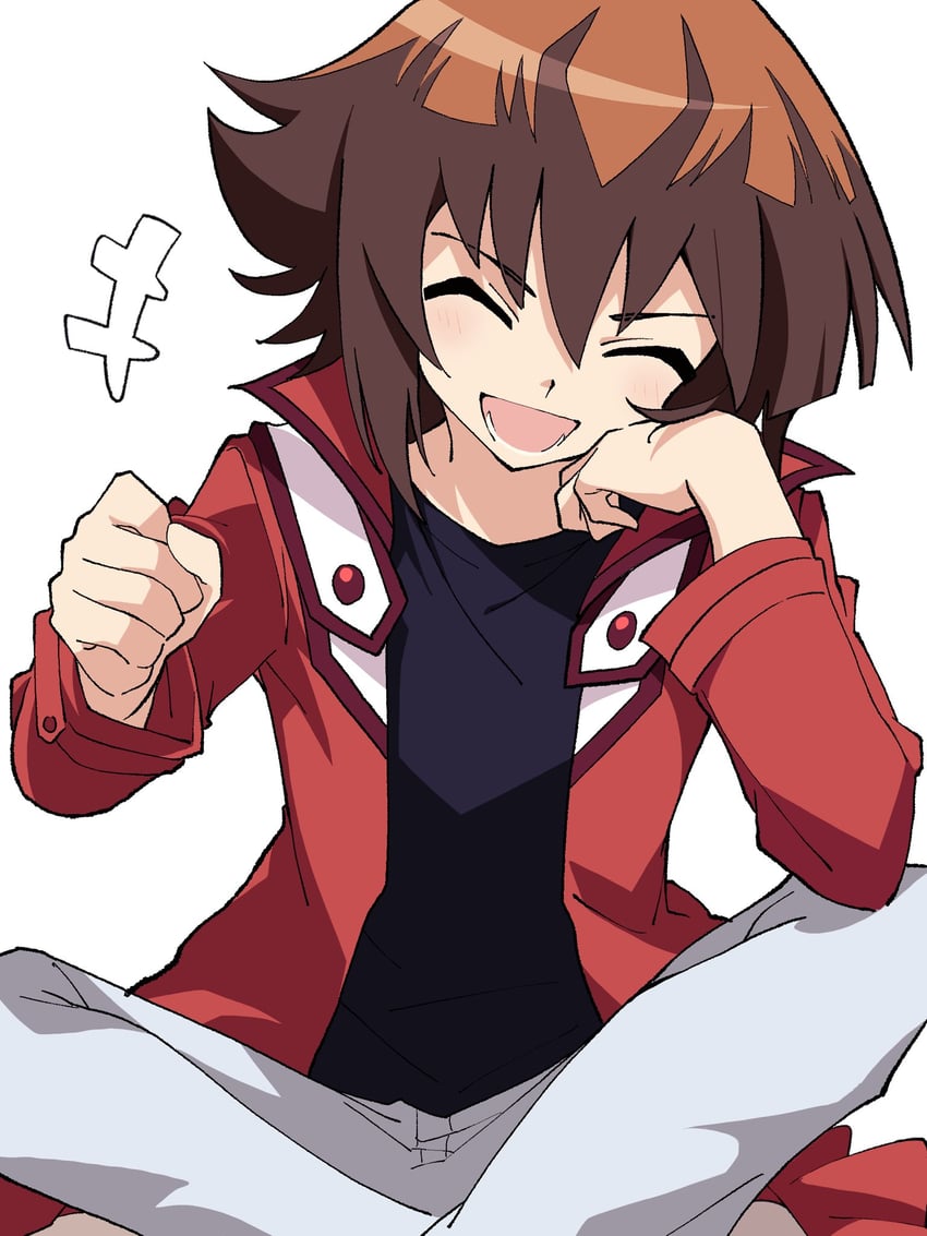 yuki judai (yu-gi-oh! and 1 more) drawn by niyane