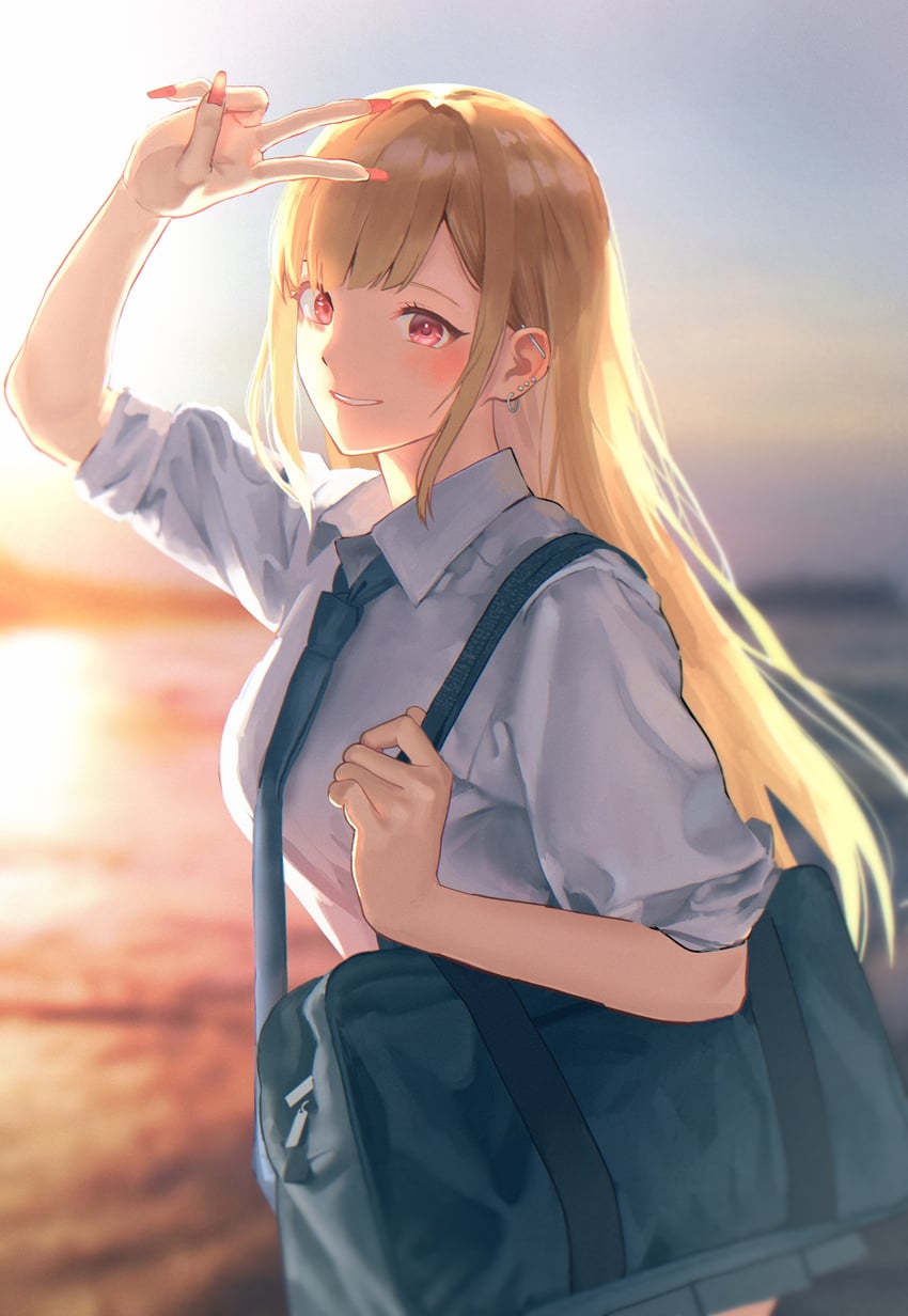 kitagawa marin (sono bisque doll wa koi wo suru) drawn by anteiru