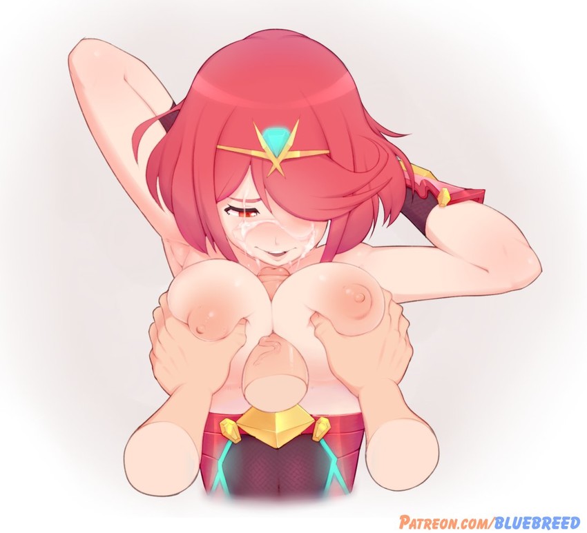pyra (xenoblade chronicles and 1 more) drawn by bluebreed