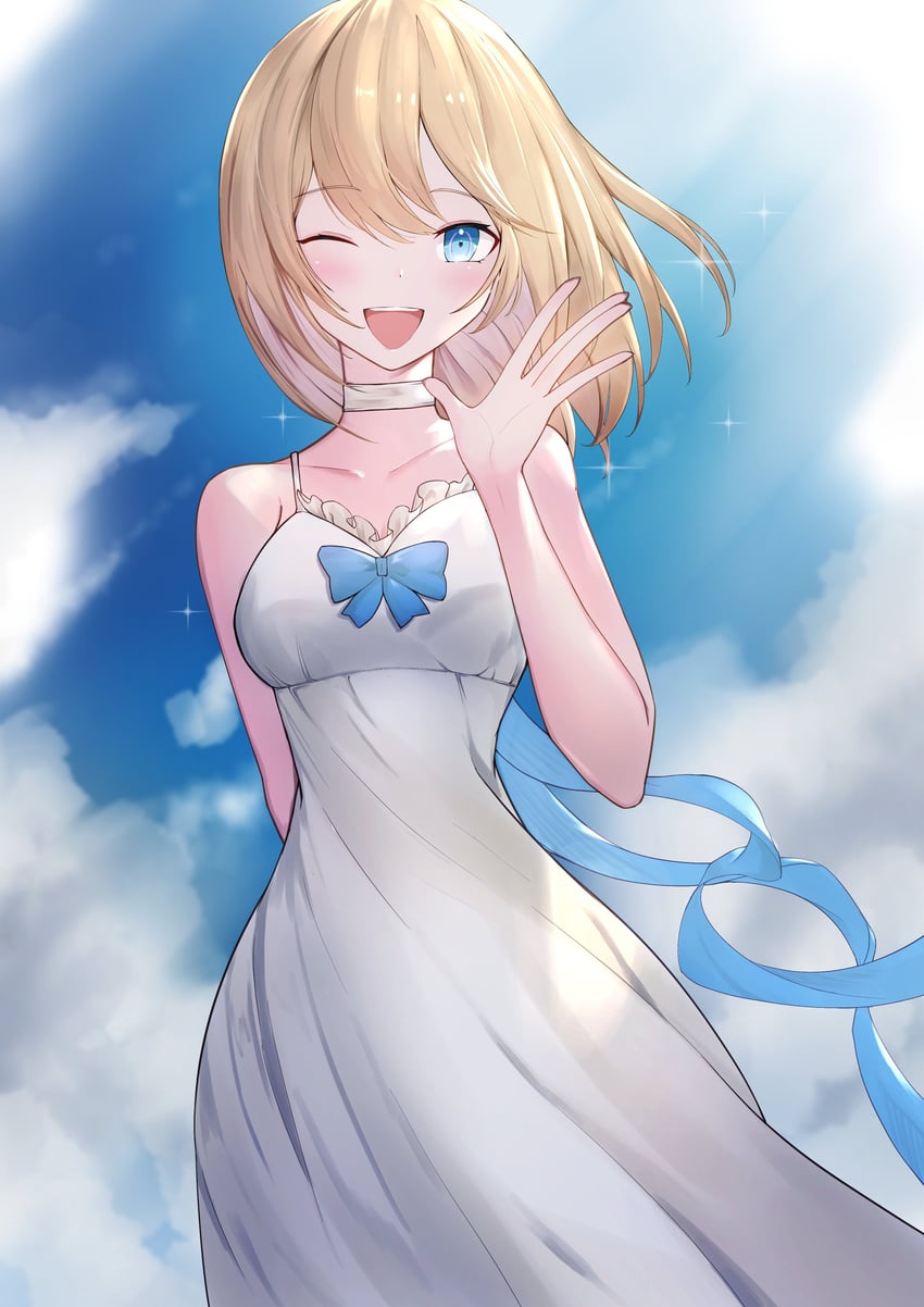 watson amelia (hololive and 1 more) drawn by tokisaka_makoto