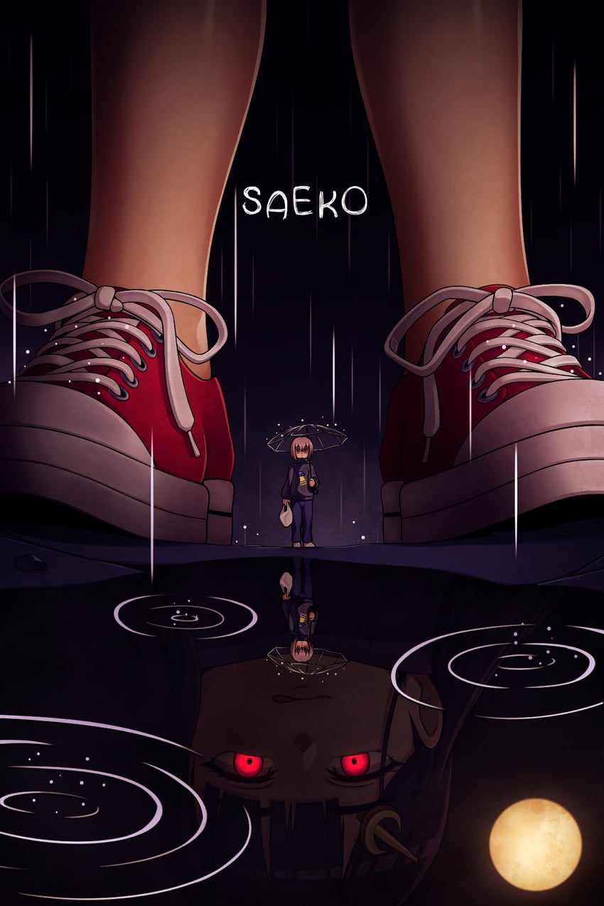 saeko and rin (saeko: giantess dating sim) drawn by thunderafterdark