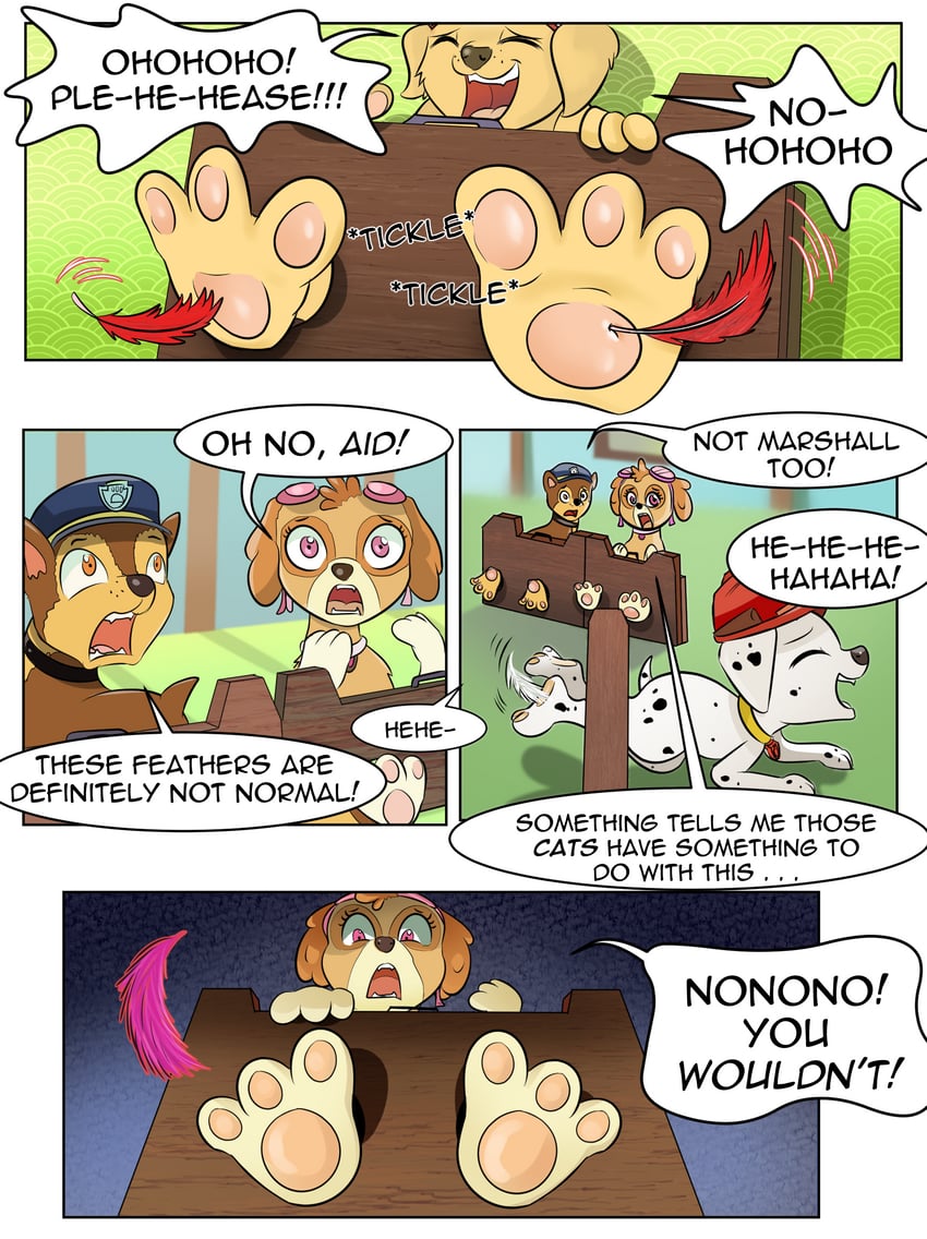 skye, marshall, and chase (original and 1 more) drawn by candyclumsy