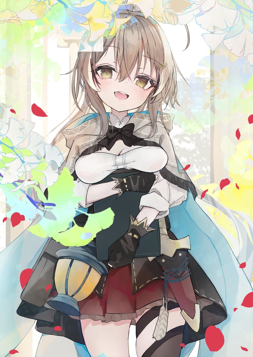 nanashi mumei (hololive and 1 more) drawn by inaba_reito