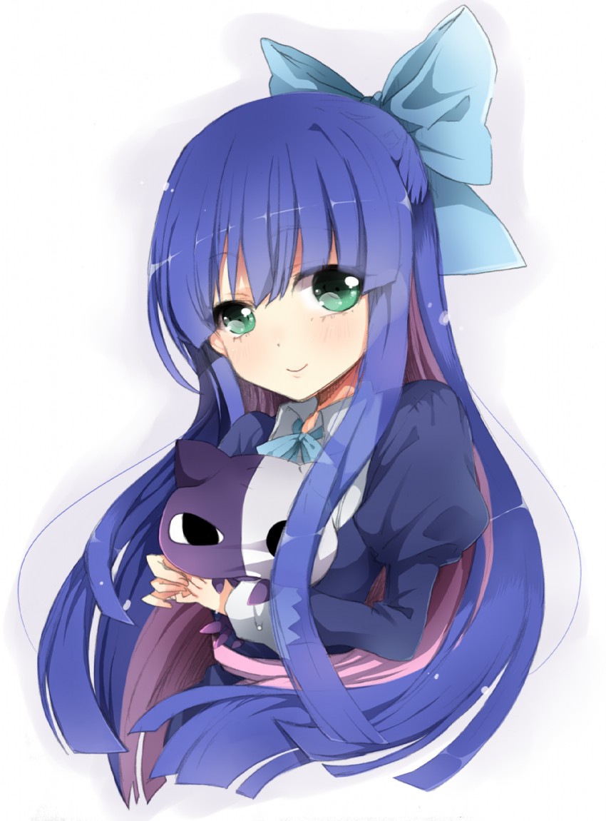 stocking and honekoneko (panty & stocking with garterbelt) drawn by amaya_enaka
