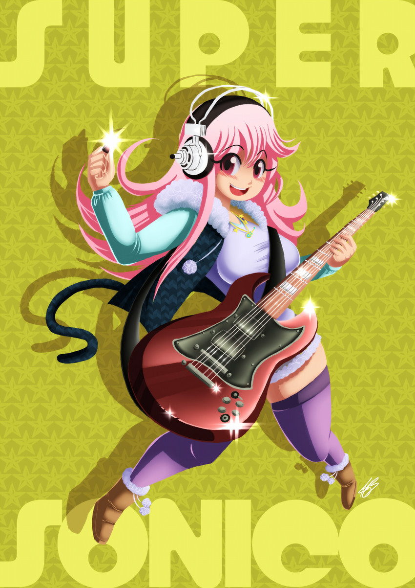 super sonico (nitroplus and 1 more) drawn by hayleymulch