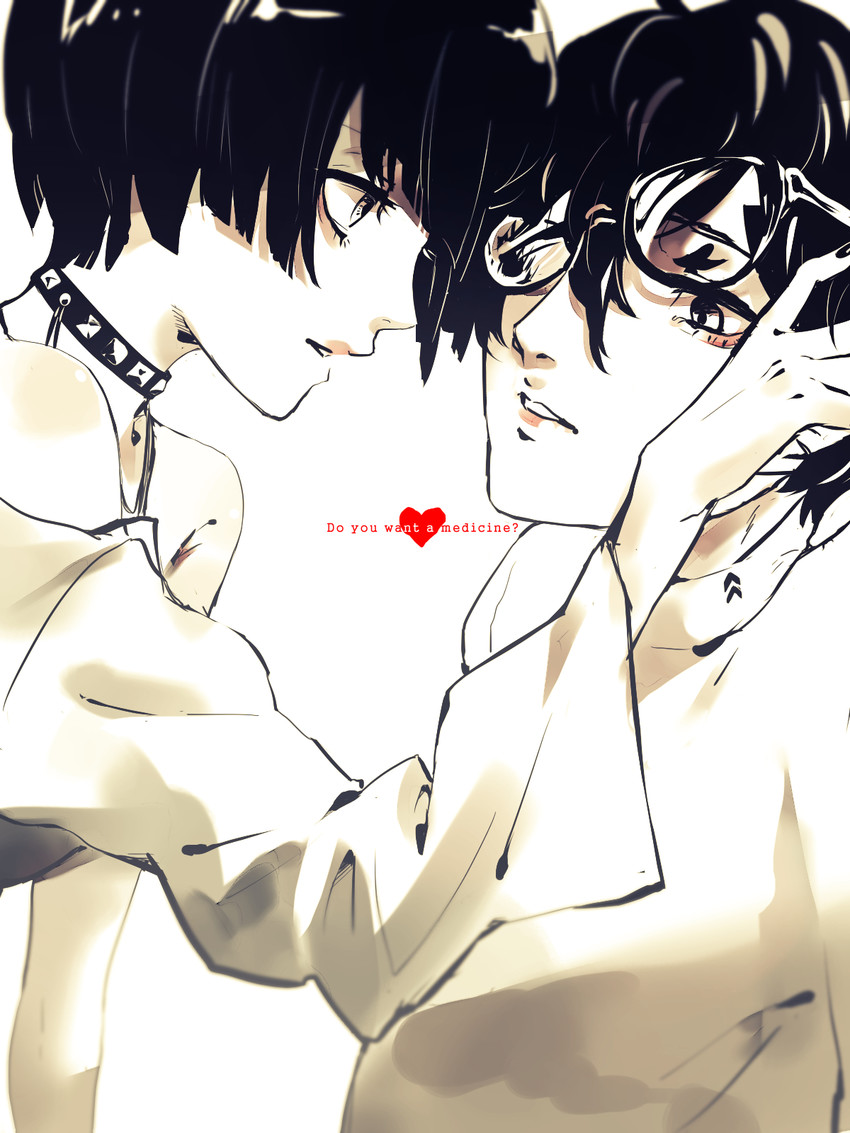 amamiya ren and takemi tae (persona and 1 more) drawn by yugepon
