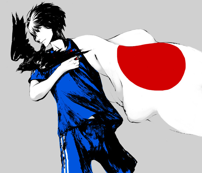 japan (axis powers hetalia and 2 more) drawn by muto_(kkmsmt)