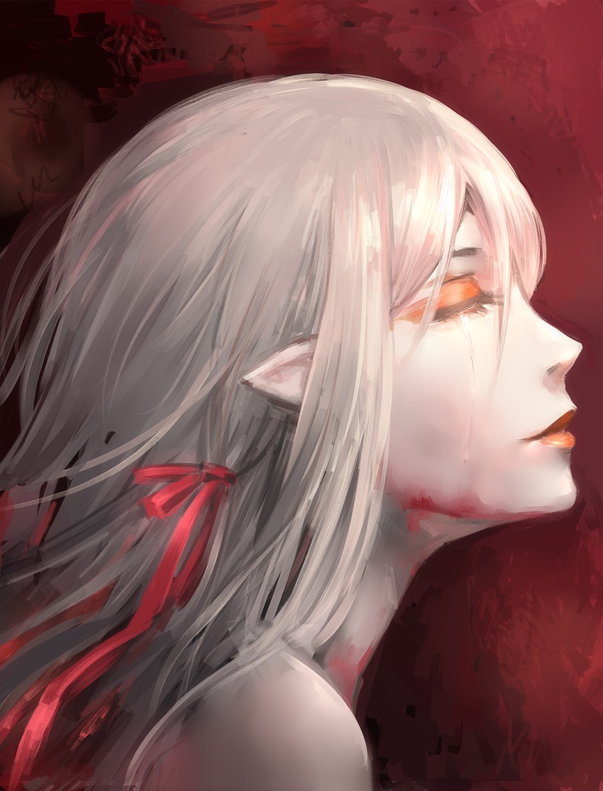 oshino shinobu and kiss-shot acerola-orion heart-under-blade (monogatari and 1 more) drawn by ttc