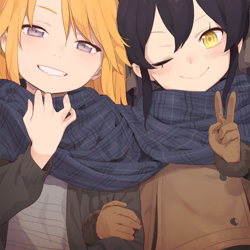 yuuki haru and matoba risa (idolmaster and 1 more) drawn by doremi_(doremi4704)