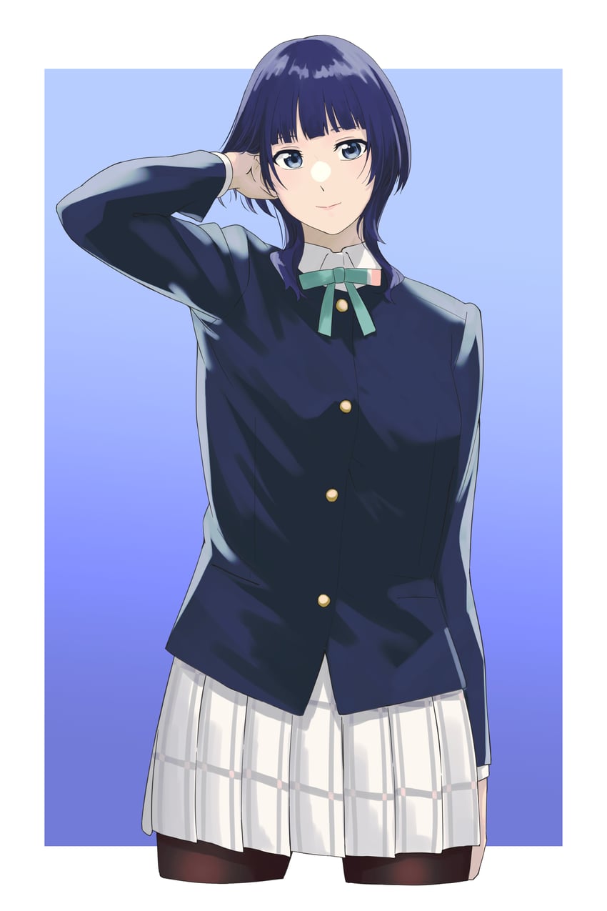 asaka karin (love live! and 1 more) drawn by s_sho_mkrn