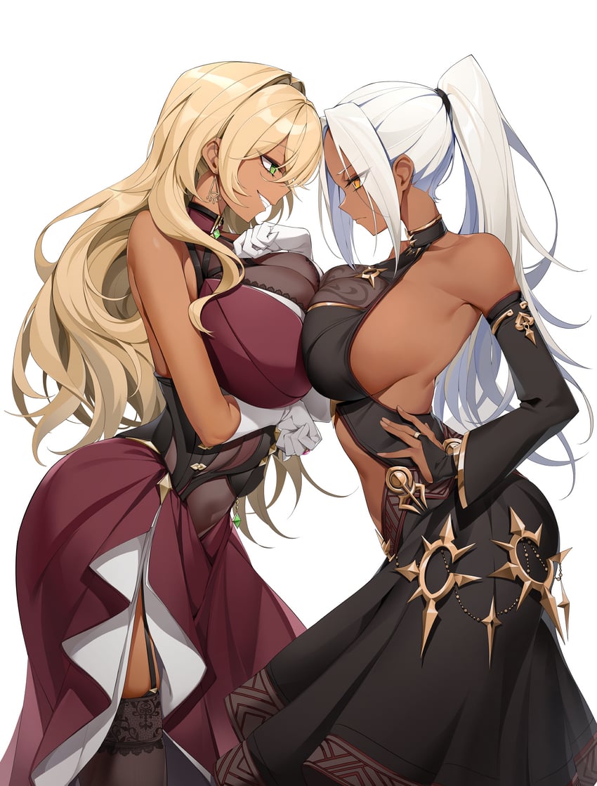 isabella annuciata and ildris agni (original) drawn by casul