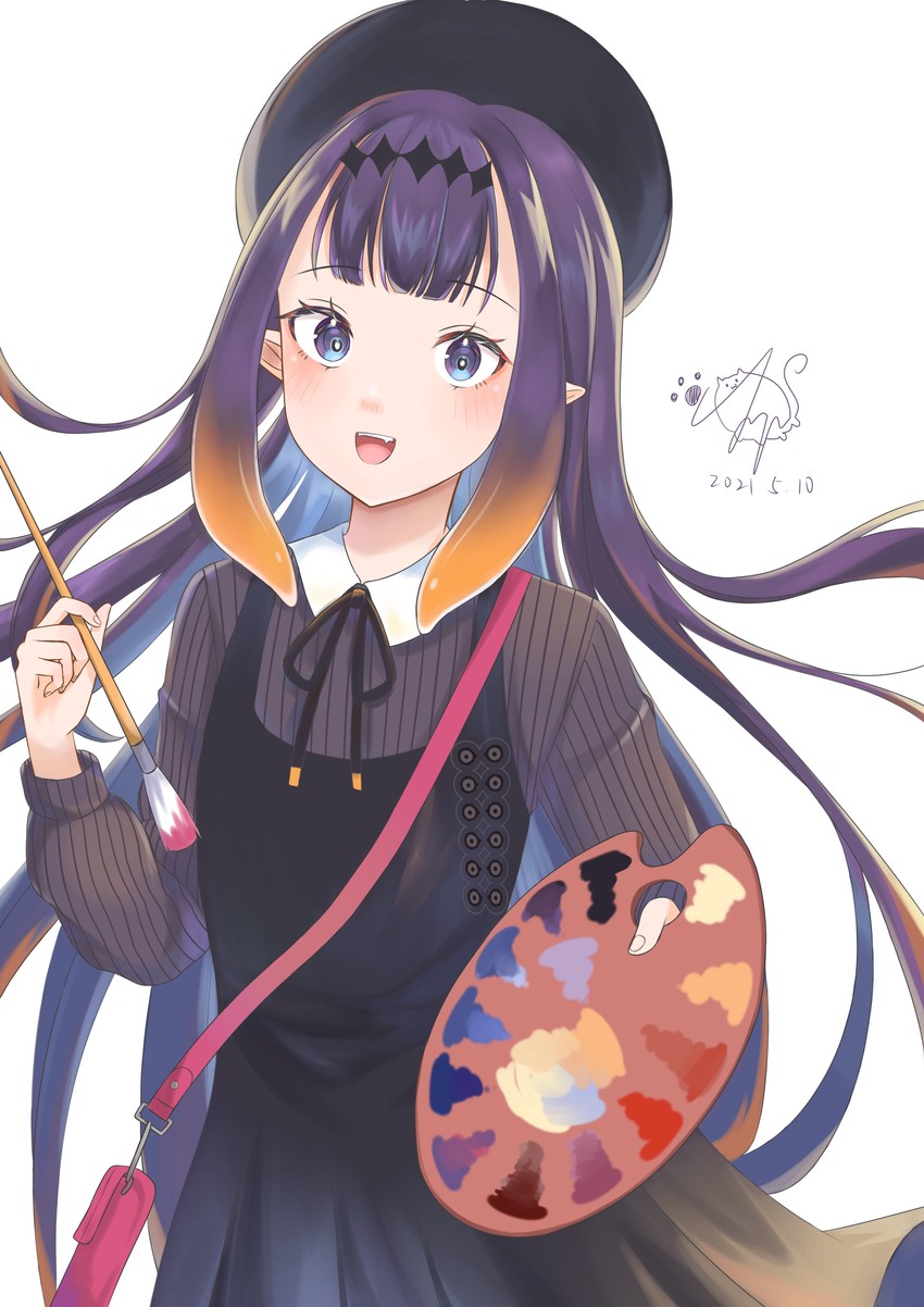 ninomae ina'nis (hololive and 1 more) drawn by sausage_duoduo