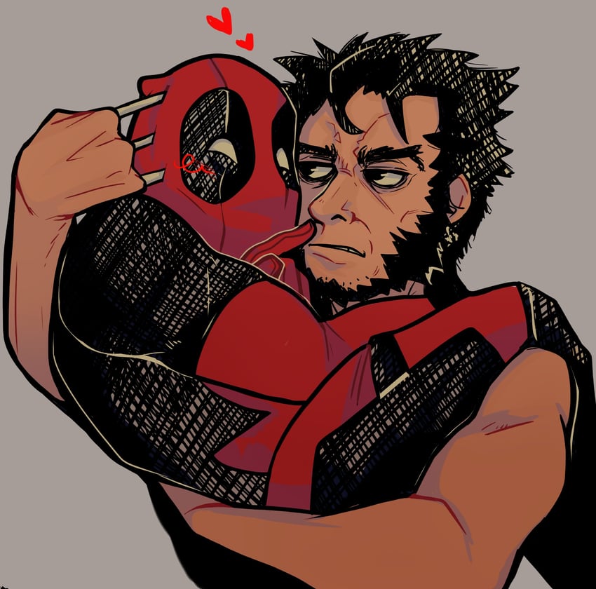 wolverine and deadpool (marvel and 4 more) drawn by ananayellow