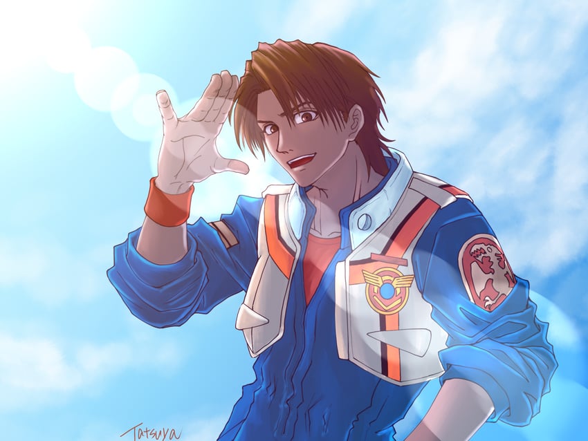 isamu dyson (macross and 1 more) drawn by junkichi1222_(ryuya)