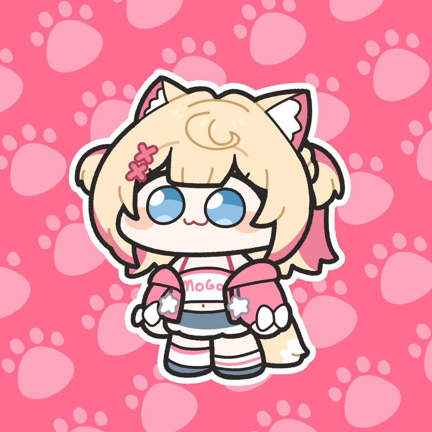 mococo abyssgard (hololive and 1 more) drawn by underdatv