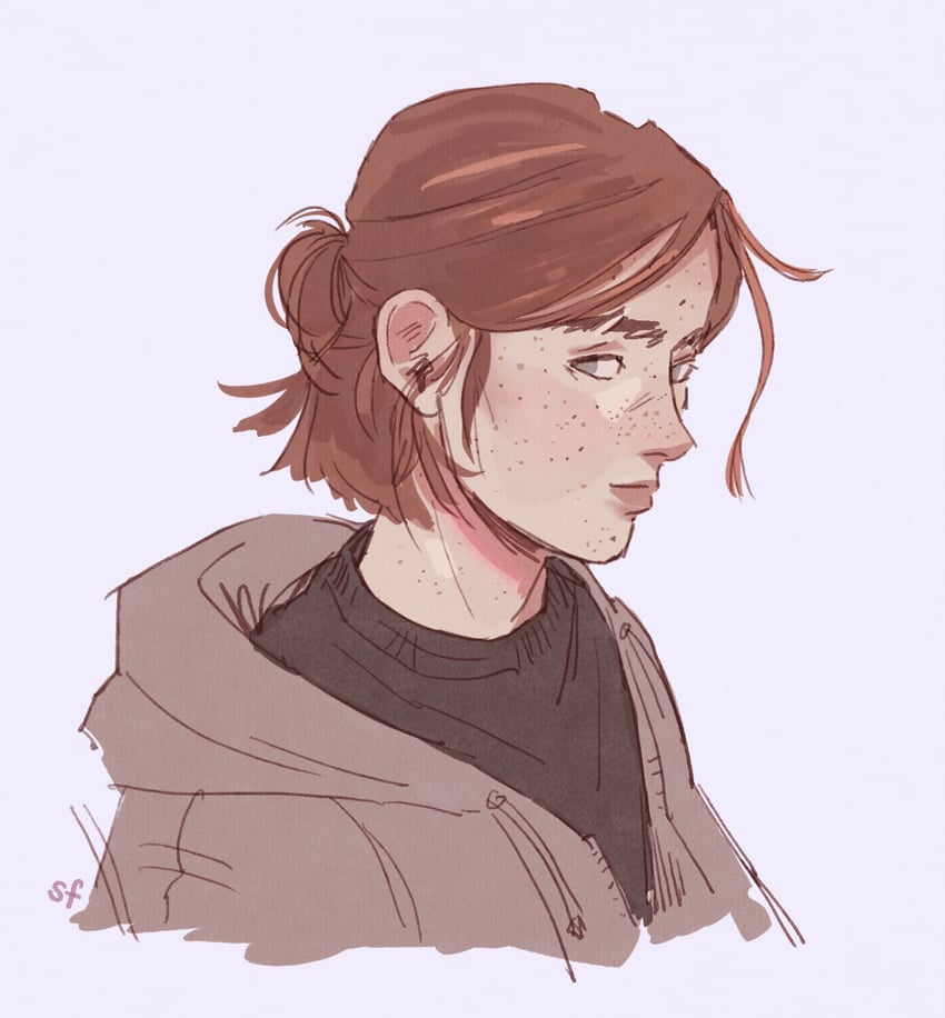 ellie (the last of us and 1 more) drawn by sarafroot