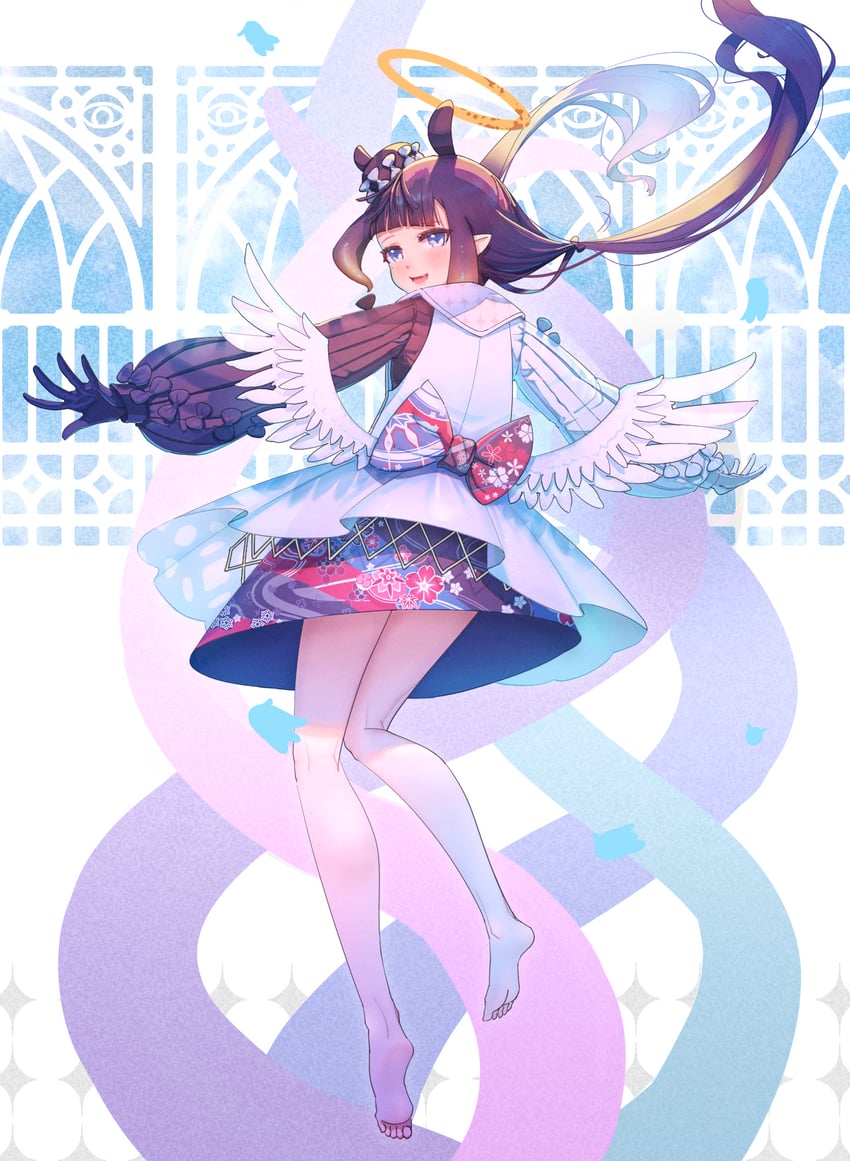 ninomae ina'nis (hololive and 1 more) drawn by cucumbear073