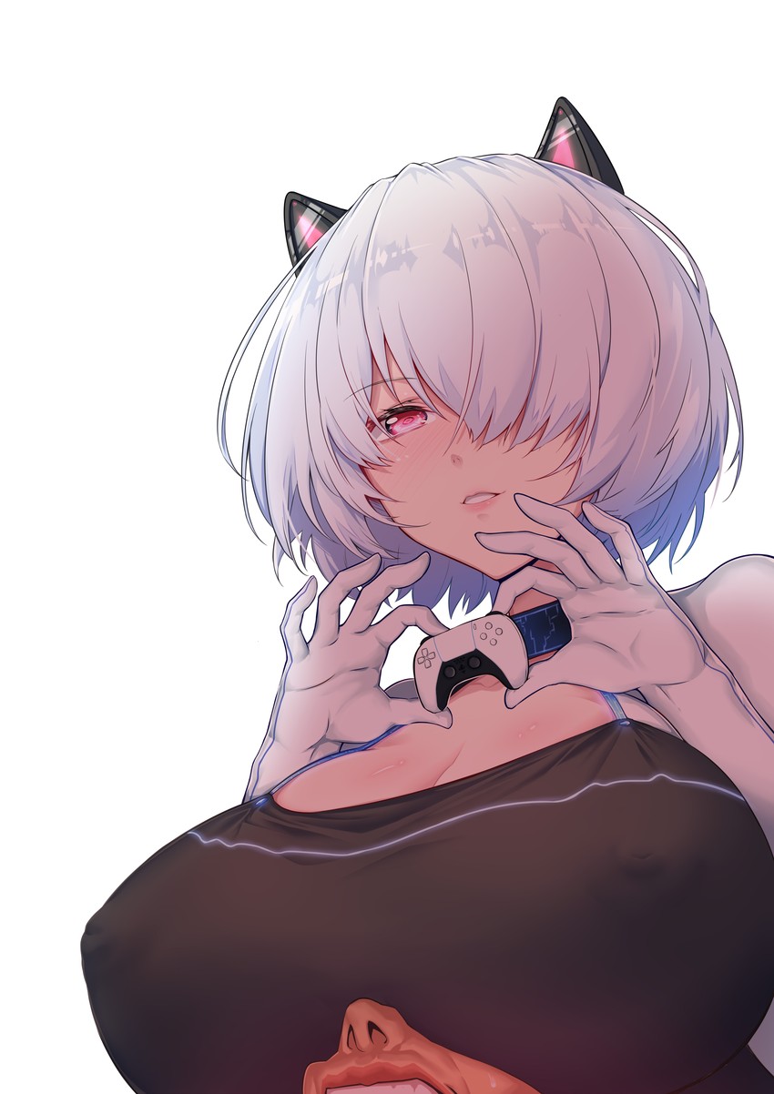 playstation 5 (original and 1 more) drawn by yoru_sei