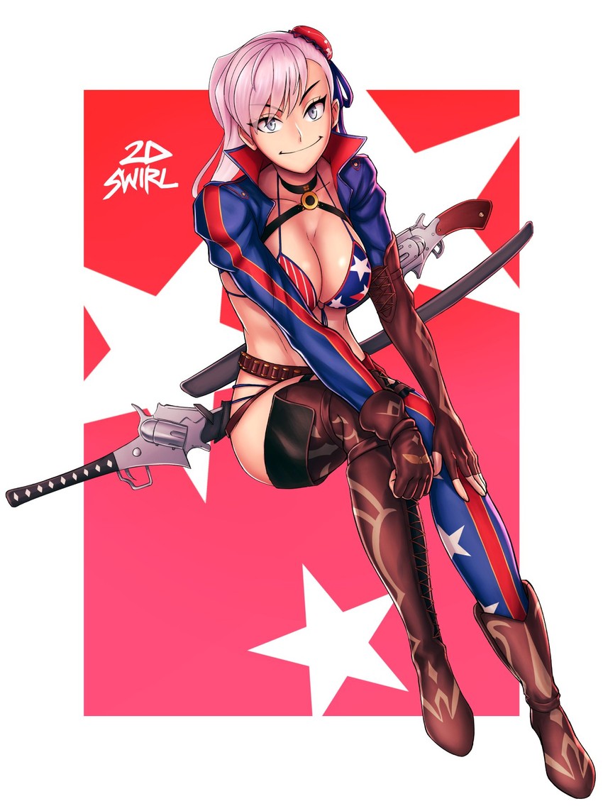 miyamoto musashi (fate and 1 more) drawn by 2dswirl