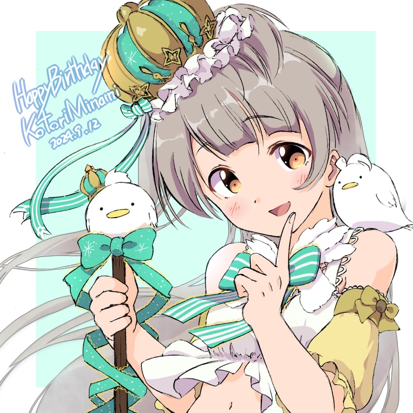 minami kotori (love live! and 2 more) drawn by sen_(sen0910)
