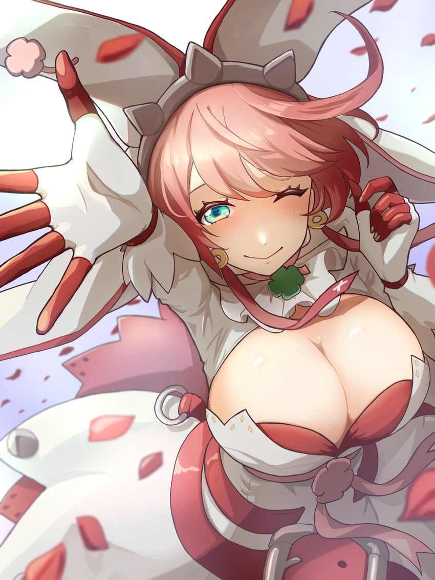 elphelt valentine (guilty gear and 1 more) drawn by komena_(shinyday312)