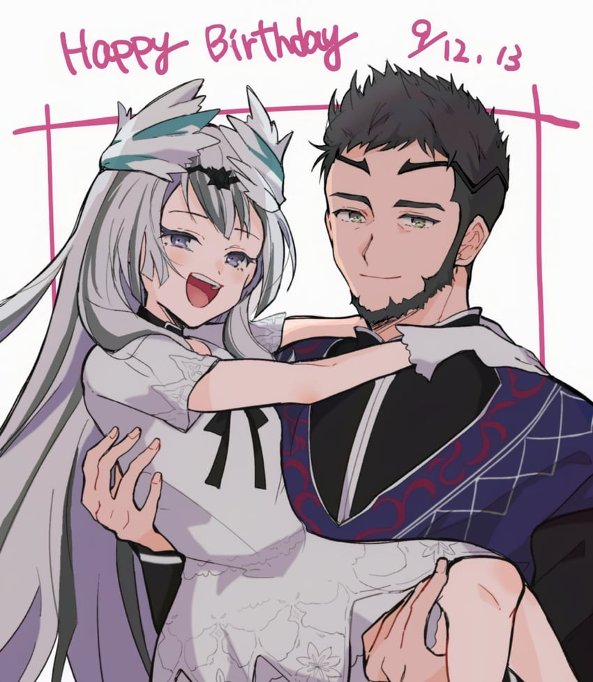 veyle and mauvier (fire emblem and 1 more) drawn by oda32t
