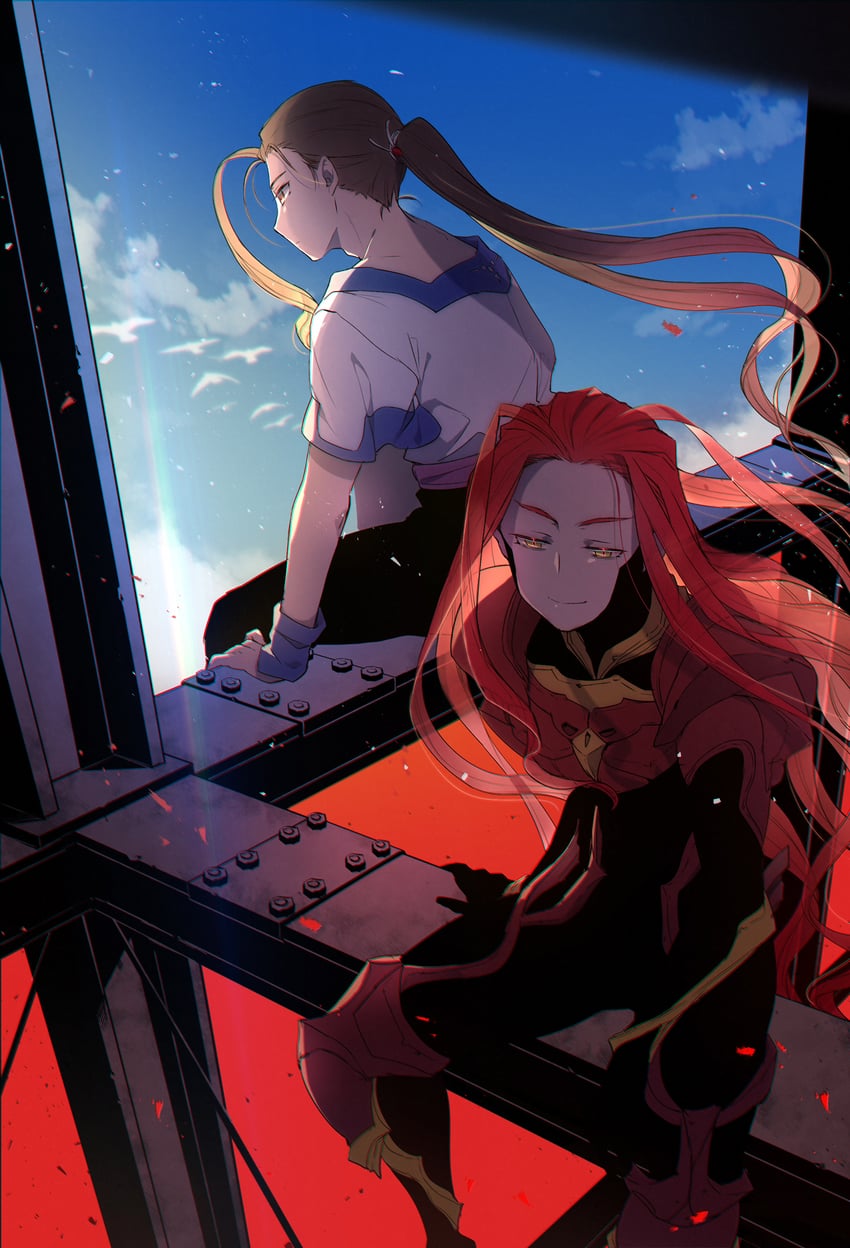 fei fong wong and id (xenogears) drawn by soukuu_kizuna