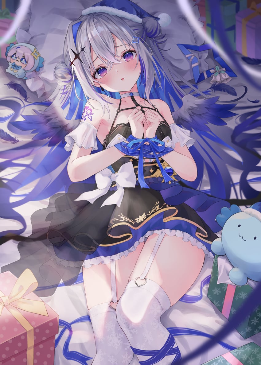 amane kanata and upao (hololive) drawn by aoha_(aohasora)