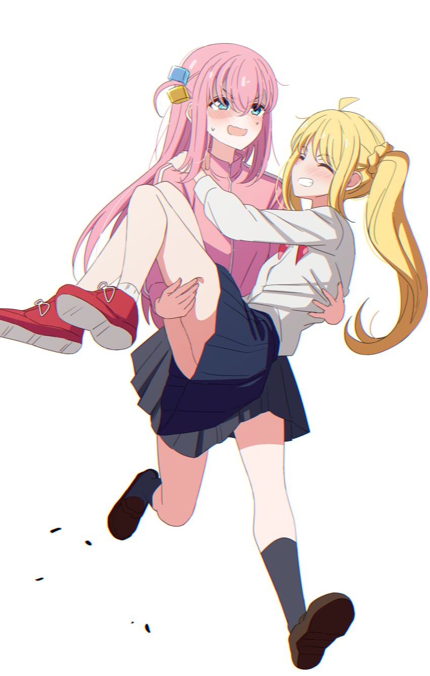 gotoh hitori and ijichi nijika (bocchi the rock!) drawn by arimon_(dfrgty12)