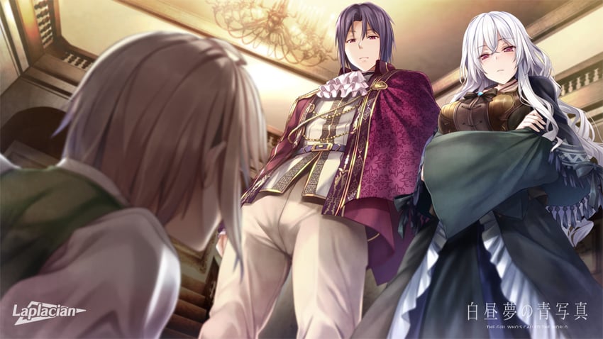 olivia berry, william shakespeare, and harold spencer (hakuchuumu no aojashin) drawn by gyokuto_b