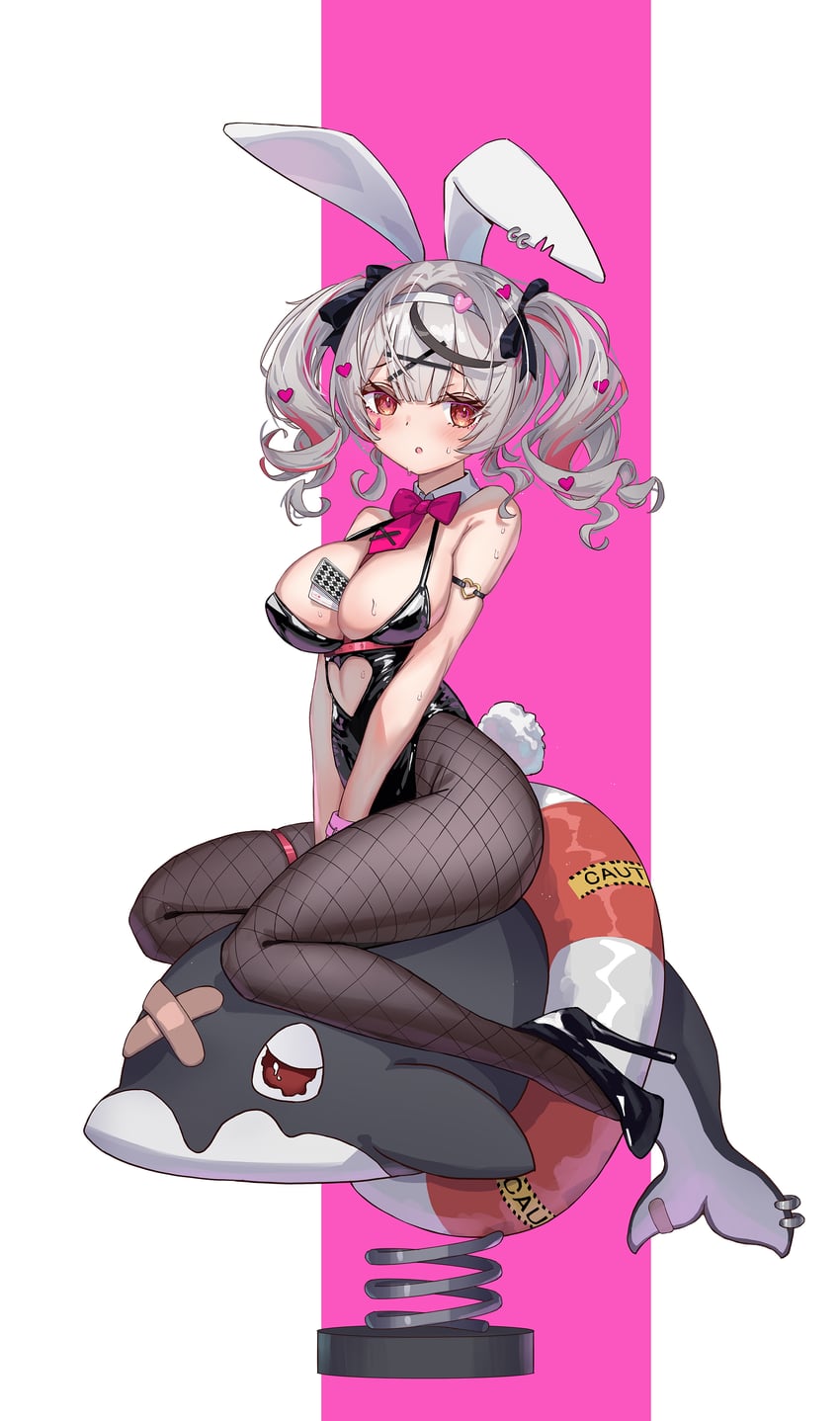 sakamata chloe and inu (hololive and 2 more) drawn by juu_p