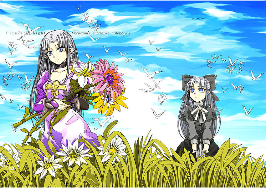 medea and len (fate and 3 more) drawn by morisoban