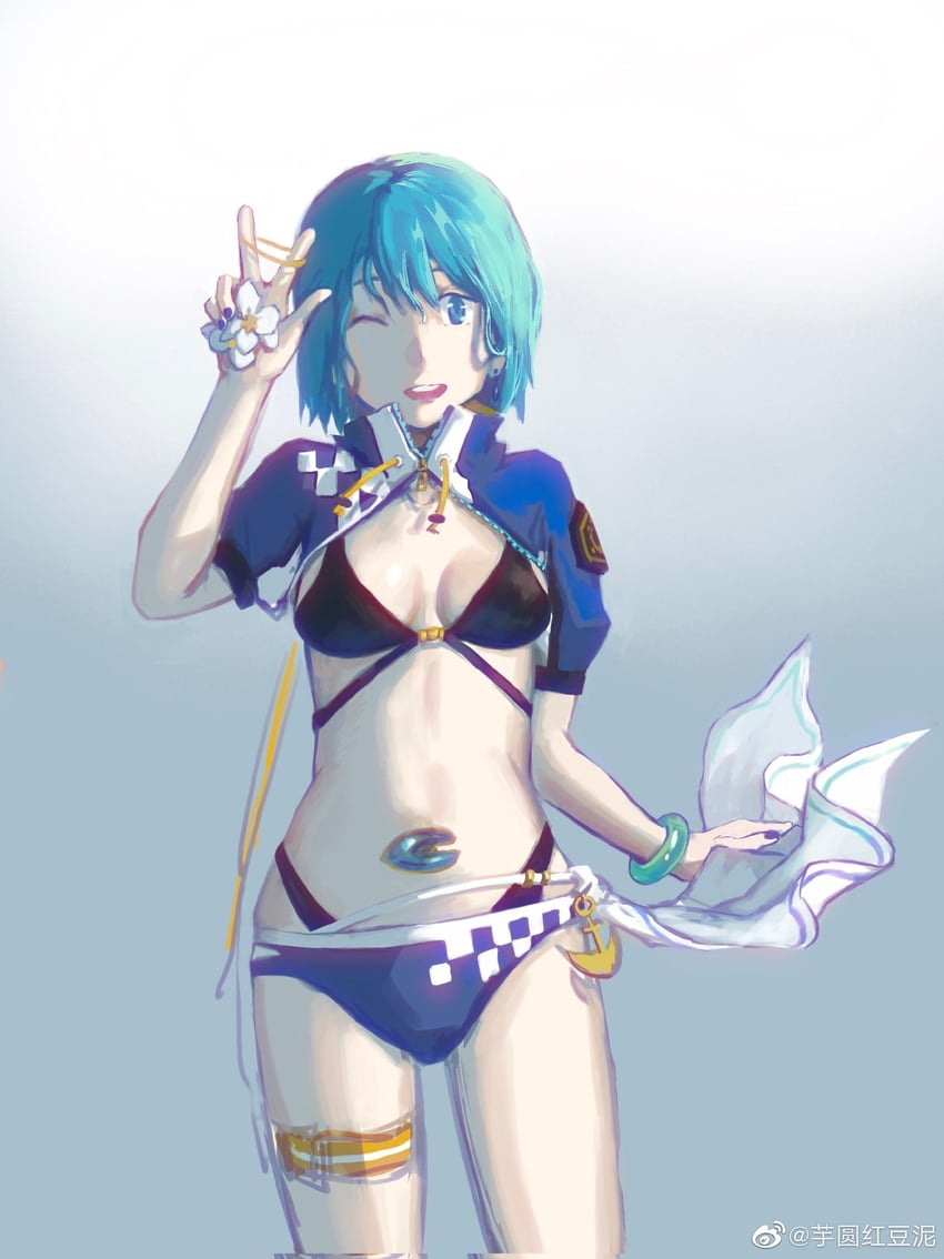 miki sayaka (mahou shoujo madoka magica and 1 more) drawn by zhongnianxiaoy1