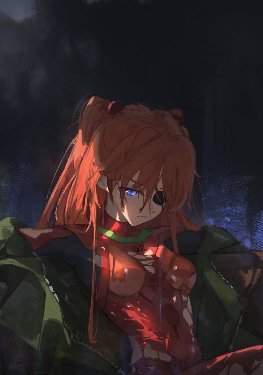 souryuu asuka langley (neon genesis evangelion) drawn by eien_001