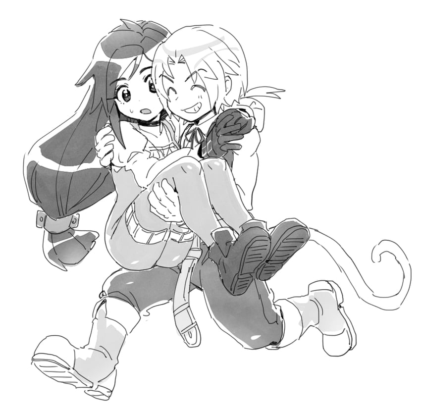 zidane tribal and garnet til alexandros xvii (final fantasy and 1 more) drawn by dede_(qwea_00000)